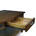 thumbnail image 2 of Leick Furniture Slatestone Wood Storage Coffee Table in a Rustic Oak Finish, 2 of 5