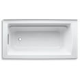 thumbnail image 4 of Kohler 1123-LA-96 60 x 32 in. Archer Alcove Left Bath Drain - Biscuit, 4 of 5