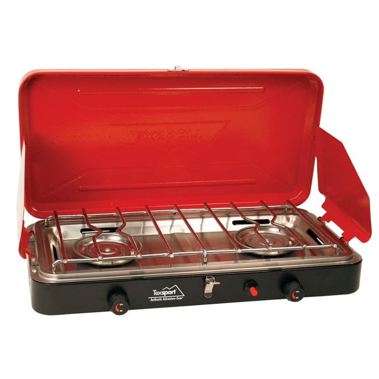 Texsport Kamen Super High Output Dual Burner Insta-Light Propane