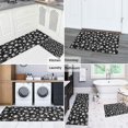 thumbnail image 5 of Black Christmas Snowflake Pattern Kitchen Rugs Sets Of 2,Anti Fatigue Kitchen Mat Rugs Non Slip Washable,Decorative Kitchen Floor Mats for Kitchen,Sink,Laundry,17"x30"+17"x47", 5 of 7