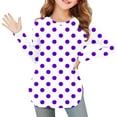 thumbnail image 2 of CLOISE Cute Tops for Boys Girls Kids Trendy Crew Neck Shirt Tunic Graphic Long Sleeve Pullover Cute Fall Winter Clothes, 2 of 6