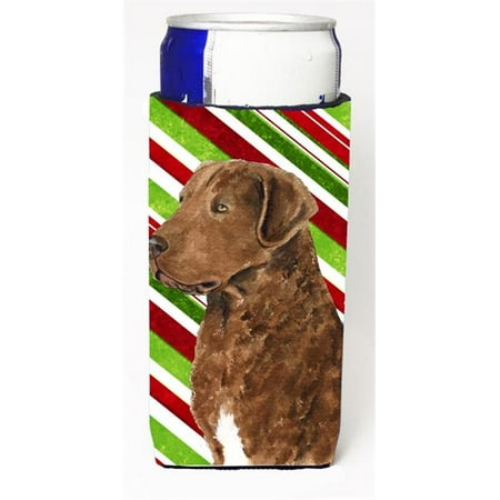 

Chesapeake Bay Retriever Candy Cane Holiday Christmas Michelob Ultra s For Slim Cans - 12 oz.