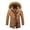 Coffee, variant on Vedolay Parka Jackets Coat for Men Warm Jackets Parka Outwear Solid Color Coat Jackets Black,L