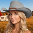 thumbnail image 1 of Classic Western Cowboy Hat For Stylish Everyday Wear Your Jazz Accessory With Distinctive Brim Design, 1 of 4