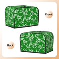 thumbnail image 3 of Rateoe Bamboo Pattern Toaster Covers 2 Slice Wide Slot,Bread Machine Cover,Bread Dust Cover & Fingerprint Protection,Appliance Covers, 3 of 7