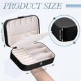 thumbnail image 2 of Travel Jewelry Case PU Leather Jewelry Boxes Bridesmaid Gift Box C, 2 of 5