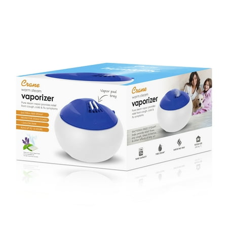 CRANE - 1 Gal. Steam Vaporizer Humidifier - Blue/White
