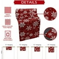 thumbnail image 5 of Red Snowflakes Table Runner 36 Inches Long for Dining Table Decor, Cotton Linen Farmhouse Table Runner Washable Coffee Table Runners Dresser Scarf for Kitchen Party Holiday Seasonal Winter Christmas, 5 of 8