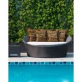 thumbnail image 2 of Waterproof Outdoor Throw Pillows with Inserts 16"x16" Set of 2, Please Remove Your Shoes Soft Decorative Pillowcases for Couch Bedroom, Farmhouse Brown Wooden Grain Pillow Covers for Sofa Living Room, 2 of 8