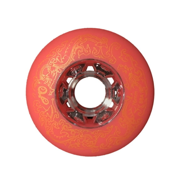 freestylehome 1/2/3/5 2pcs/set Silent Grip Enhanced Support - Durable Wheels For Roller Skate With Multiple Specifications red 76mm 1 Pc