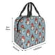 thumbnail image 3 of Easygdp Snowflake Christmas gnome Bolsa Térmica Premium - Tela Oxford Impermeable, Gran Capacidad, Bolsillo Frontal, Unisex para Trabajo, Escuela, Actividades al Aire Libre y Picnics, 3 of 8