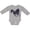 AC-Heather Grey, variant on Inktastic Beautiful Galloping Black Horse Boys or Girls Long Sleeve Baby Bodysuit
