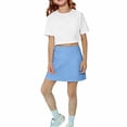 thumbnail image 5 of JAJAHO Girls Tennis Skirts With Inner Shorts High Waisted Athletic Skort For Golf Running Workout 4-12Y Trendy Skirt, 5 of 6