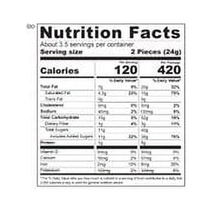 Fannie May Milk Chocolate Candy, Mint Cookie Cluster , 2.9 oz Box