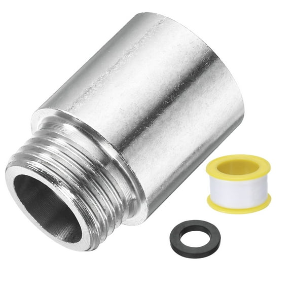 Uxcell Shower Head Extension Arm 35mm Length 201 Stainless Steel Shower Head Extender