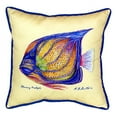 thumbnail image 3 of Sailfin Tang - Yellow Large Indoor/Outdoor Pillow 18x18, 3 of 4