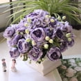 thumbnail image 3 of Artificial Hydrangea, Peony and Berry Floral Combination, Five Stem Faux Flower Arrangement for Wedding and Home Decor, Elegant Table Centerpiece, Sophisticated Gift Idea, 3 of 9