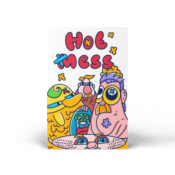Bold Quirky A5 Soft Cover Diary, 50 Pages, Matt Laminated, Compact