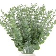 thumbnail image 1 of Tallos de eucalipto artificiales LYRWI, 38 unidades, para decoración del hogar, 1 of 9