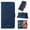 Darkblue, variant on SaniMore for Google Pixel 6 6.4" Case Wireless Charging Support, Magnetic Flip Wallet Card Holder PU Leather Cover Built-in Kickstand & Wrist Strap Full Body Protective Shell, Black