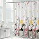 thumbnail image 5 of Cortina de ducha con margaritas impresas, cortina de ducha para baño, cortina de baño, cortina de baño para inodoro, sin necesidad de perforar agujeros, proporciona gancho, cortina de baño gruesa Peva, 5 of 7
