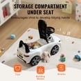 thumbnail image 5 of Toddler Ride On Push Car Ages 1 3 Sit to Stand Toy with Music Steering Wheel and Under Seat Storage White, 5 of 6