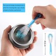 thumbnail image 5 of Bottle Cleaning Brush Set,Happon 8 Pack Long Handle Bottle Cleaner for Washing Narrow Neck Beer Bottles, Wine Decanter, Narrow Cup, Pipes, Sinks, Cup Cover, 5 of 7