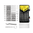 thumbnail image 1 of Eyeglasses Repair Kit, 1000PCS Eyeglass Screws and 6 Pcs Screwdrivers for Eyeglasses, Watch Clock Spectacle Repair, 1 of 7