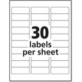 thumbnail image 4 of shiyou-Avery 18660 Matte Clear Easy Peel Address Labels, Inkjet, 1 x 2 5/8, 300/Pack, 4 of 4