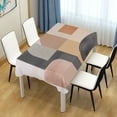 thumbnail image 4 of Yayeee Tablecloths 54" x 72" Rectangle Wrinkle Resistant Party Table Cover, Abstract Shapes, 4 of 8