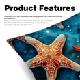 thumbnail image 2 of Starfish Pillow Covers - Set of 2 - 16x16, 18x18, 20x20 Inches - Unique Patterns for Various Occasions - Decorative Throw Pillowcases for Home Decor, 2 of 6