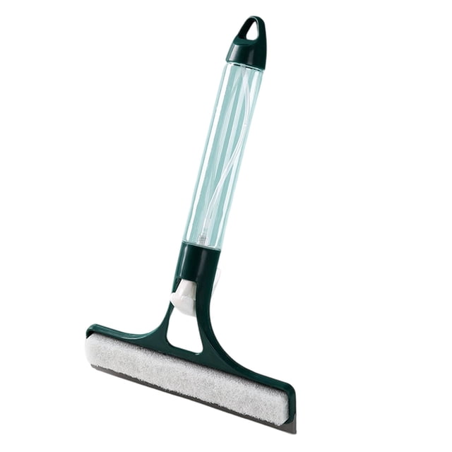 2025 Upgraded 3in1 Window Cleaning Scraper Squeegee With Sprayer For Car Home Kitchen Glass Shower Doors Cleaner Tool
