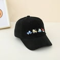 thumbnail image 2 of NIEWTR Construction Site Vehicles Hats for Boys Girls Age 3-10，Adjustable Vintage Embroidered Kids Baseball Cap Toddler Sun Hat Children'S Gifts，Black, 2 of 4