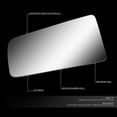 thumbnail image 2 of DNA Motoring SMP-026-L For 1985 to 1994 Chevy S10 Blazer GMC Sonoma/S15 Jimmy Left Side Door Rear View Mirror Glass Replacement Lens 86 87 88 89 90 91 92 93, 2 of 5