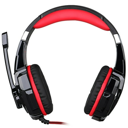 KOTION EACH G9000 3.5mm Gaming Headphone Stereo Game Headset Noise Cancellation Earphone with Mic LED Light Volume Control for PS4 Laptop Tablet Mobile (Best Ps4 Headset For The Money)