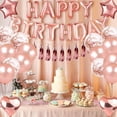 thumbnail image 4 of Globos de Cumpleaños Oro Rosa, 45 PCS Combinación de Globo de Papel Aluminio Oro Rosa, Decoración Pared Fondo de Fiesta, Guirnalda de Globos Confeti, Decoración Perfecta para Boda, 4 of 4
