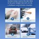 thumbnail image 4 of Auto ice scraper for car windows with nonslip grip, sponge grip, stepped teeth, black, 4 of 5