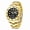 Gold ring black, variant on Men's Quartz Watch, Luminous Waterproof Calendar Watch, High-end Business Watch, Fashionable Trendy Men's Wristwatch