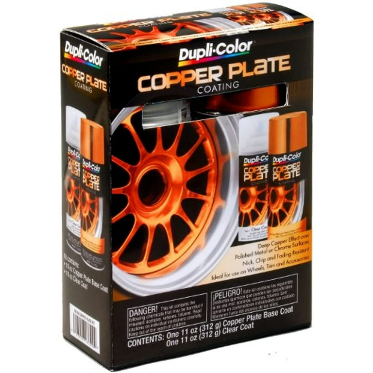 Dupli-Color CK100 Copper Plate Coating, Clear Coat Spray, 2