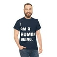 thumbnail image 6 of I Am A Human Being T-Shirt | Funny Tee | Text Tee | Unisex Heavy Cotton Tee, 6 of 9