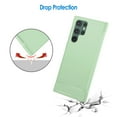 thumbnail image 6 of JETech Slim Fit Case for Samsung Galaxy S22 Ultra 5G 6.8-Inch, Thin Phone Cover with Shock-Absorption and Carbon Fiber Design (Green), 6 of 7