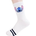 thumbnail image 7 of Disney Character Crew Socks, 5 Pairs Set, Mickey Mouse Minnie Donald Daisy Pooh, Multi-Color, 7 of 7