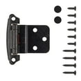 thumbnail image 4 of Hickory Hardware P243-BI Black Iron Surface Self-Closing 0.37 In. Offset Hinge 2-Pack, 4 of 4