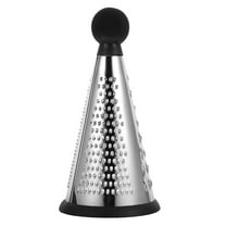 WHAMVOX Cone Cheese Grater Made of Stainless Steel for Home Use Silver Color