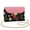 Colorful Flower, variant on Pzuqiu Coral Print Women Leather Crossbody Bag Exquisite Craftsmanship Leather Quilted Shoulder Bag with Chain Strap Practical Functional for Daily Use and Travel