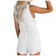 thumbnail image 4 of MKLEKYY Pantalones Cortos Casuales para Mujer, con Cuello En V, Lazo, Bolsillo, Sin Mangas, Pantalones Cortos Anchos, Monos, Mamelucos, 4 of 4