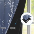 thumbnail image 5 of RisChhery Blackout Curtains For Bedroom Living Room,2 Panels Set,42x63 inch,Light Blocking Grommet Window Drapes,Navy Blue Gradient Floral, 5 of 6
