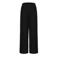 thumbnail image 1 of Birdeem Pantalon Grand Taille Haute pour Femmes Mode Couleur Unie Taille Haute Grand Jambe Droite Pantalon Décontracté Grand Jambe pour Femmes Taille Haute, 1 of 4