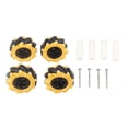 thumbnail image 2 of Omni-Directional Wheel, Artificial Wheel Shape Three-dimensional Omni Wheel Yellow And Black  For Smart Car, 2 of 8