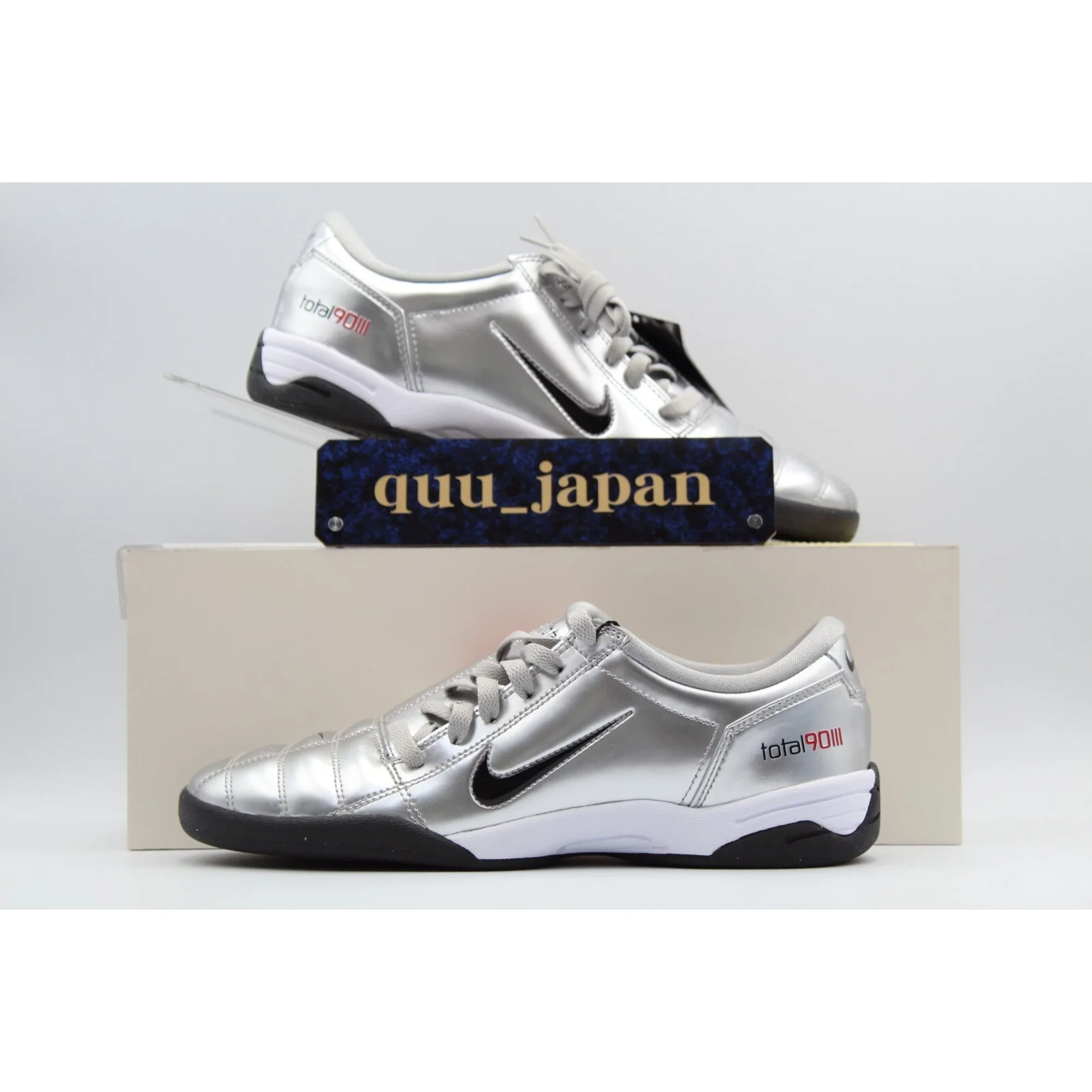 Nike Total 90 3 SP Metallic Silver and Black HJ9351-002 Men's US3